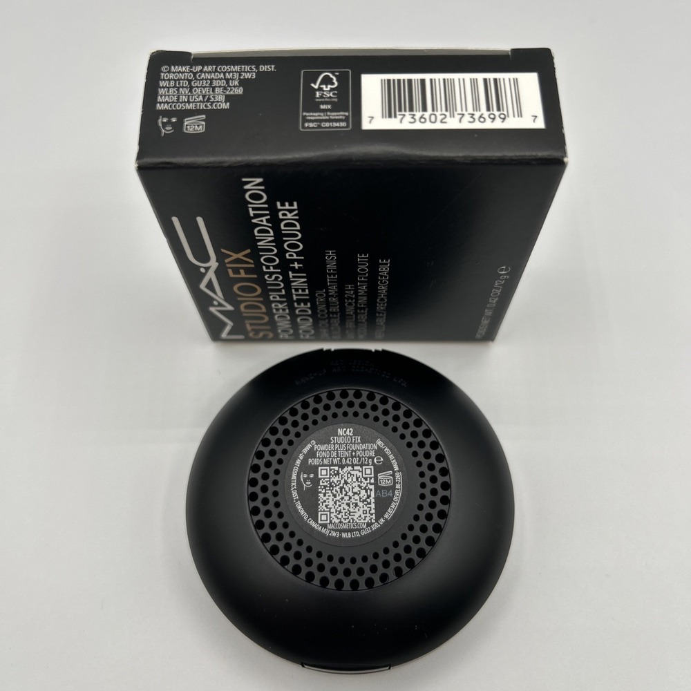 Mac Studio Fix Powder Plus Foundation 24HR Oil Control NC42 NEW FORMULA 0.42oz - Picture 6 of 8